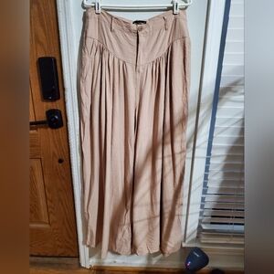 Like an Angel 1X Blush Wide Leg Palazzo Pants Boho Flowy